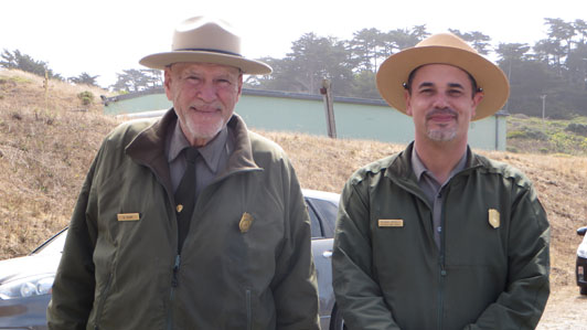 National Park Service personnel at Nike site SF-88L