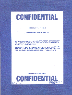 Confidential cover sheet