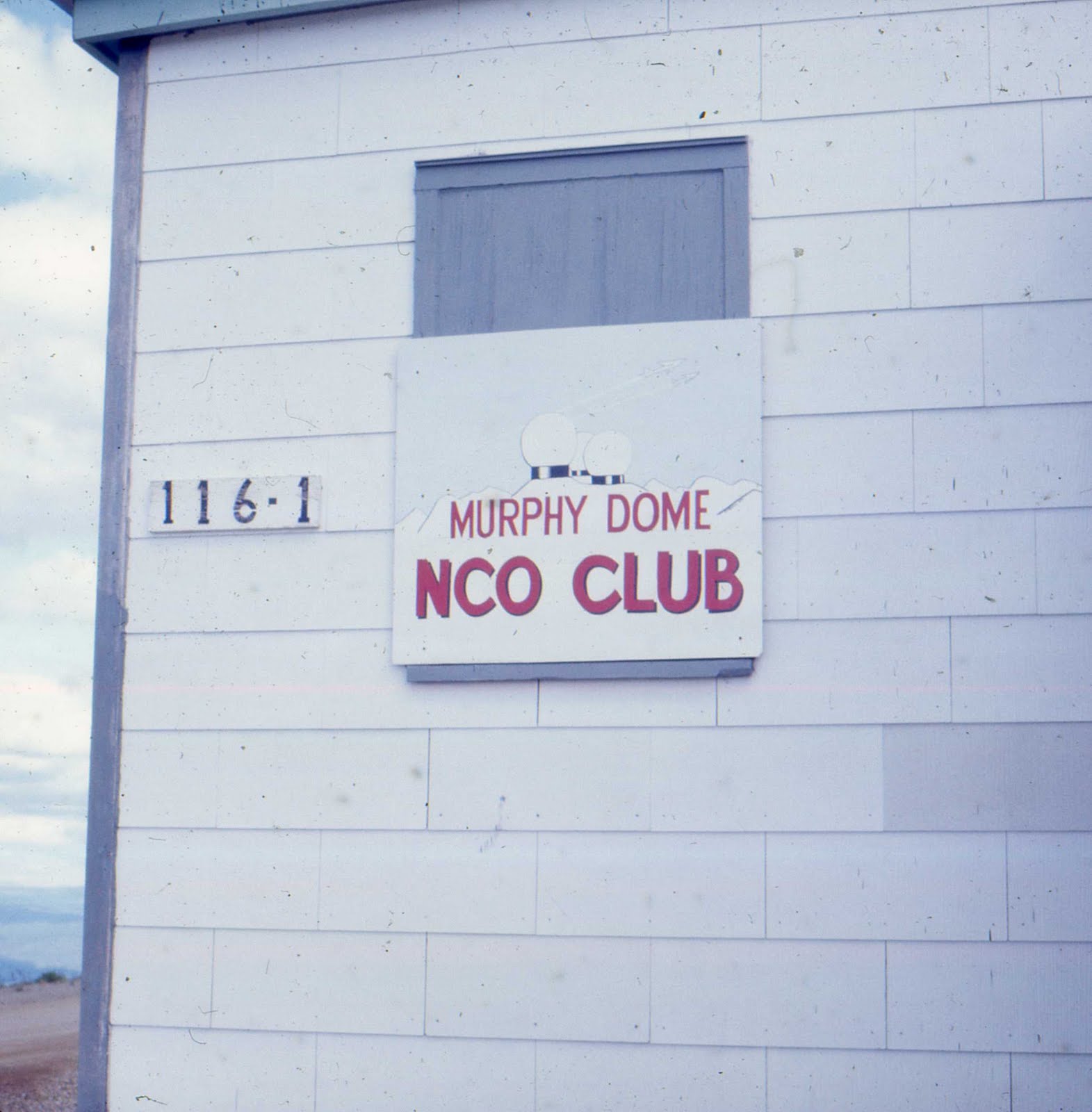 Sign: Murphy Dome N C O Club